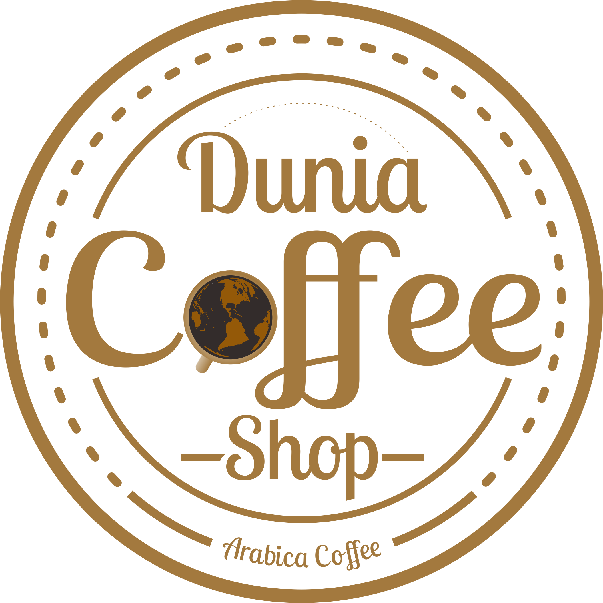 Dunia Coffee Shop Logo - Arabica Mandheling Premium